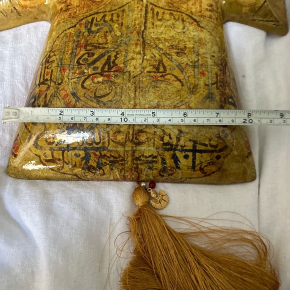 Ceramic Talisman shirt in mustard and gold - Picture 8 of 10